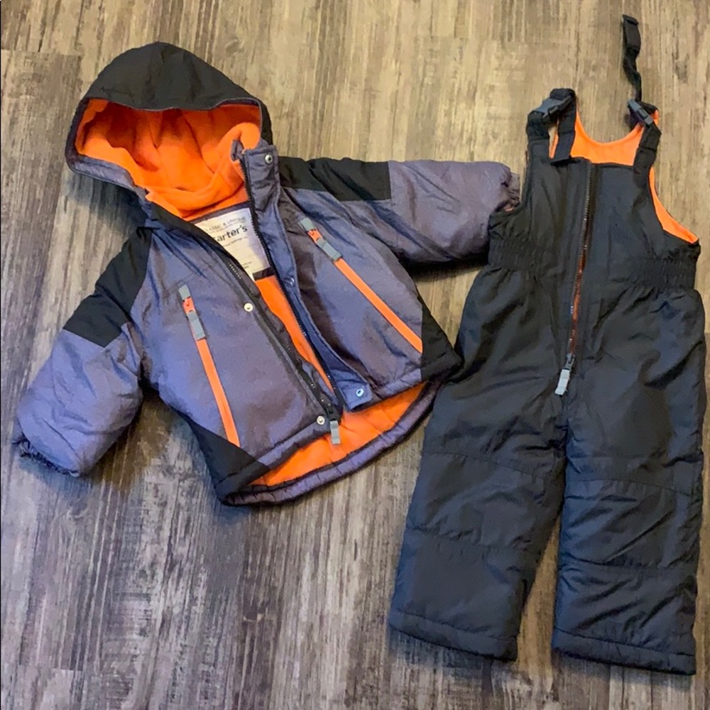 Carters toddler snow suit and coat